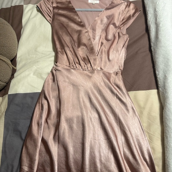 Dusty Rose Bridesmaid Dress - Picture 5 of 6